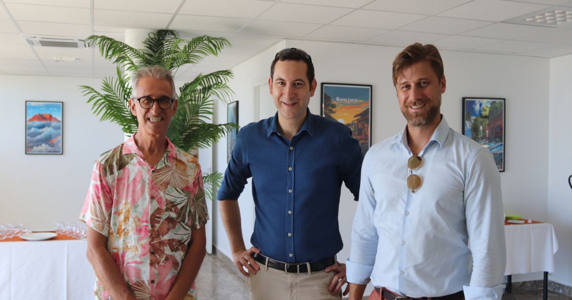 De gauche à droite : Régis Demongie, Aurélien Bluon-Vannier et Grégoire de Villèle