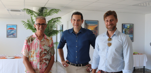 De gauche à droite : Régis Demongie, Aurélien Bluon-Vannier et Grégoire de Villèle