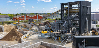 L'installation de Bonneuil-sur-Marne peut produire quatre factions de granulats à partir de déblais. 