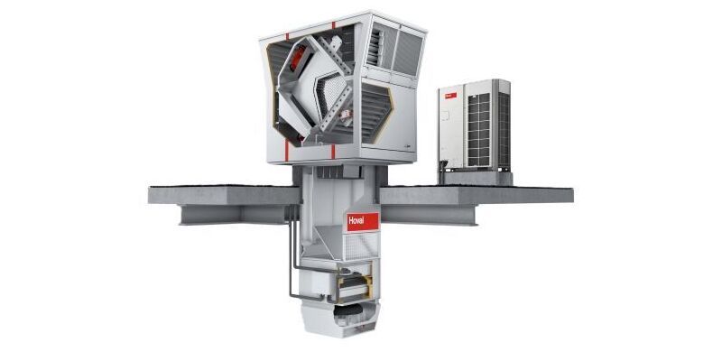 solution Hoval RoofVent® RP-6 avec PAC