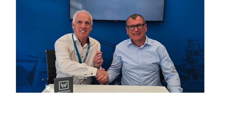 De gauche à droite, Alexander Knam, Directeur général de Kleemann et Tony Convery Président CDE.