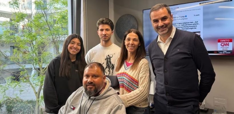 Les représentants de l'entreprise de propreté Easyfresh au Portugal.