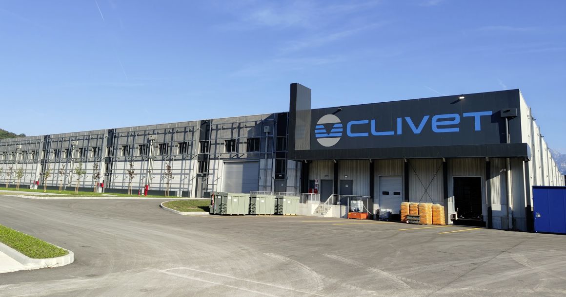Sur son site industriel existant de Feltre, au nord de l'Italie, Clivet a construit une nouvelle usine de pompe à chaleur